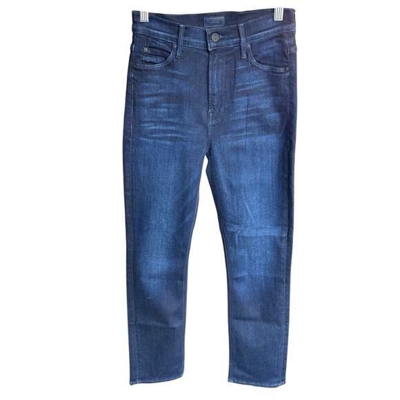 Mother Jeans Womens mid high rise Dazzler ankle Now or Never 25 Preppy Prep - Picture 1 of 14